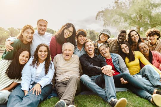 Group of people of all ages